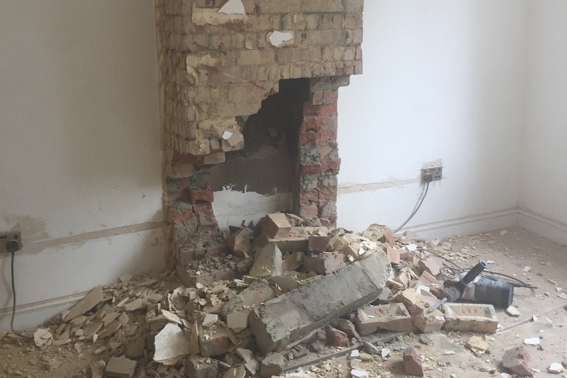 Complex Chimney Breast Removal in London