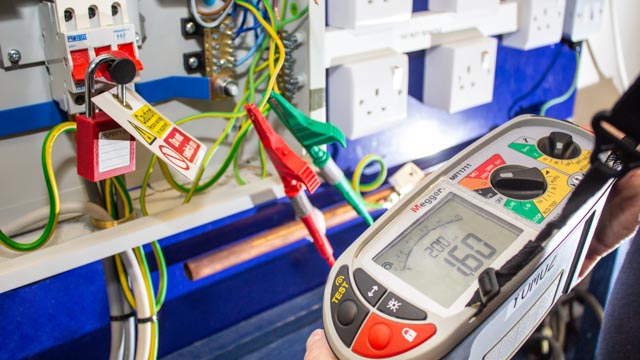 Commercial EICR testing in Aberdeen business premises